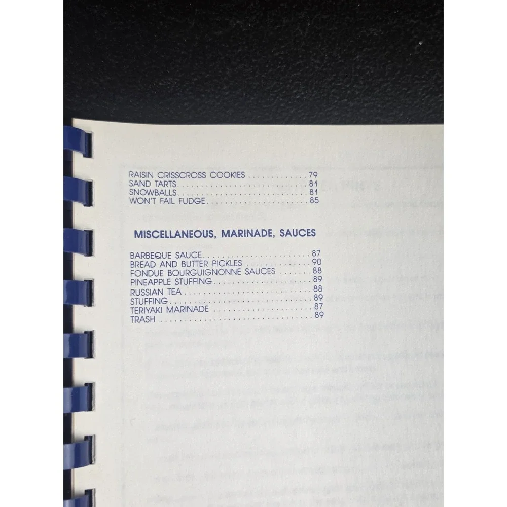 EMD Women's Club Cookbook Cook Book Colts Neck New Jersey 1986‎ Recipe Book